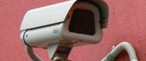 Wall mounted security camera
