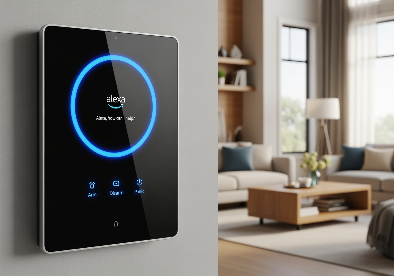 Home Security System linked to Alexa