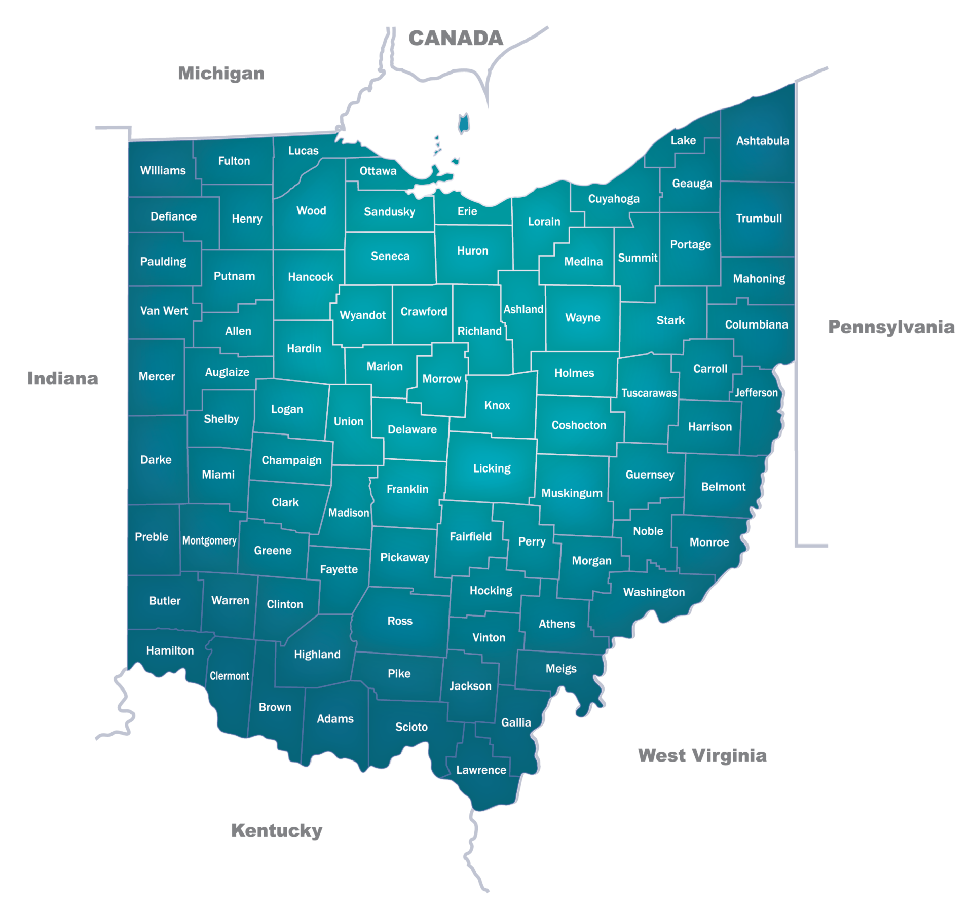 Ohio Map
